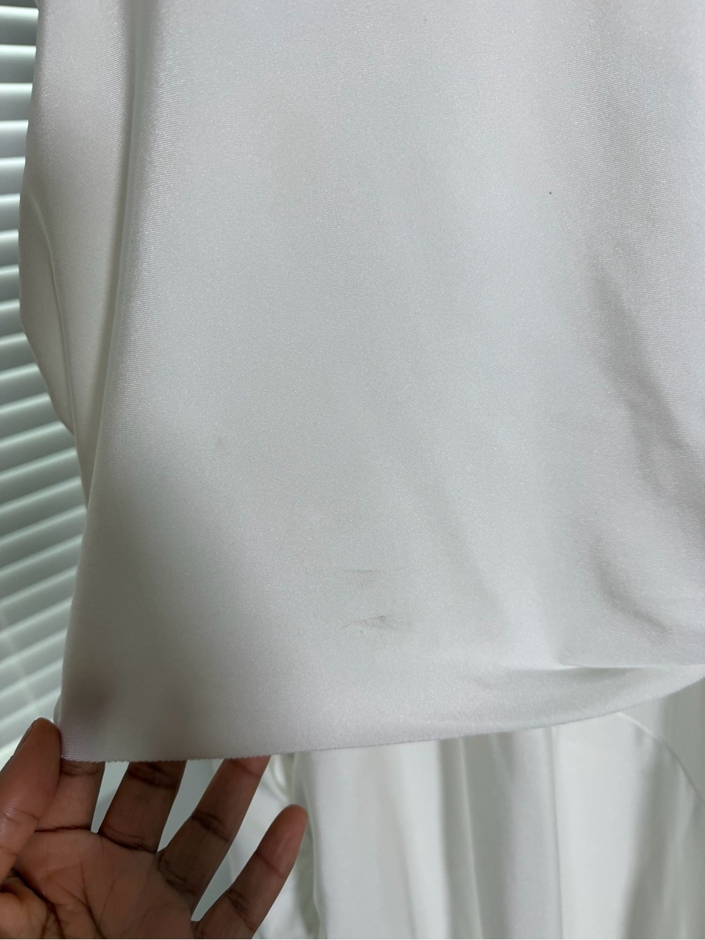CUTE Love Highlight White Draped Sleeveless Dress - Picture 5 of 5